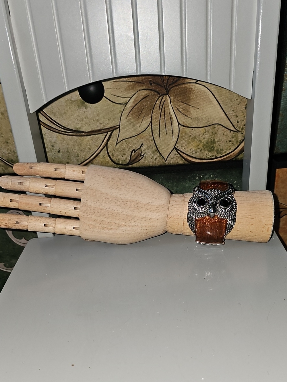 Unbranded Wide Owl Cuff Bracelet